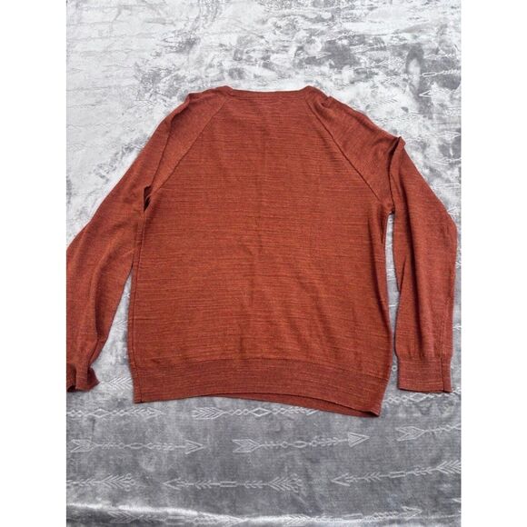 J.Crew Rust Orange Knit Sweater for Men - Size L - Picture 7 of 10